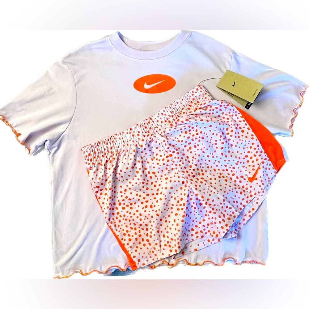 *NWT* NIKE Dri-Fit Girls Matched Short Set - Lavender/Orange